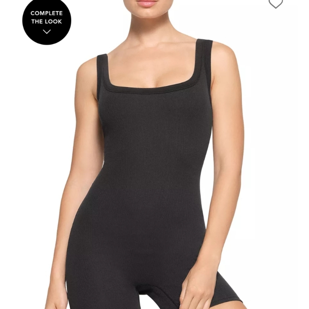 Skims Cotton Ribbed Onsie